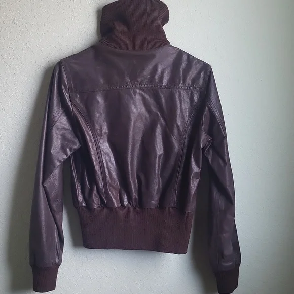 ZAVATTI Women's Brown 100% Genuine Leather Jacket Size M - Picture 11 of 13